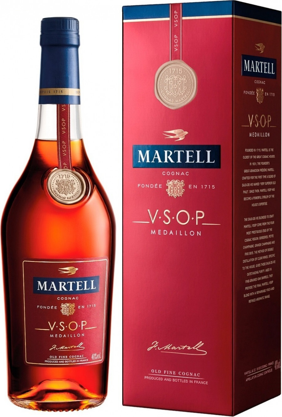 

Коньяк Martell VSOP, в подарочной упаковке, 0.5 л