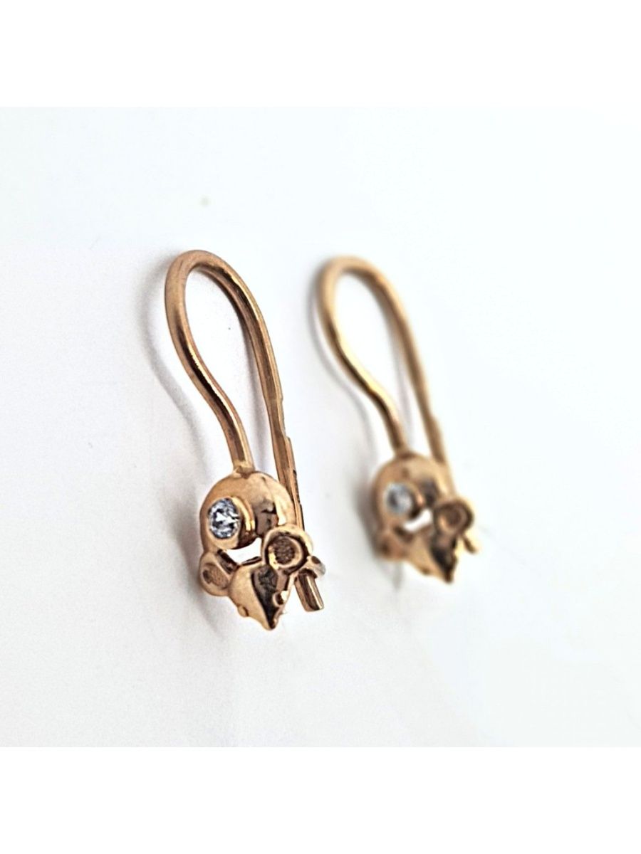 

Серьги из золота TEO MAORI 710500022155, фианит, 710500022155
