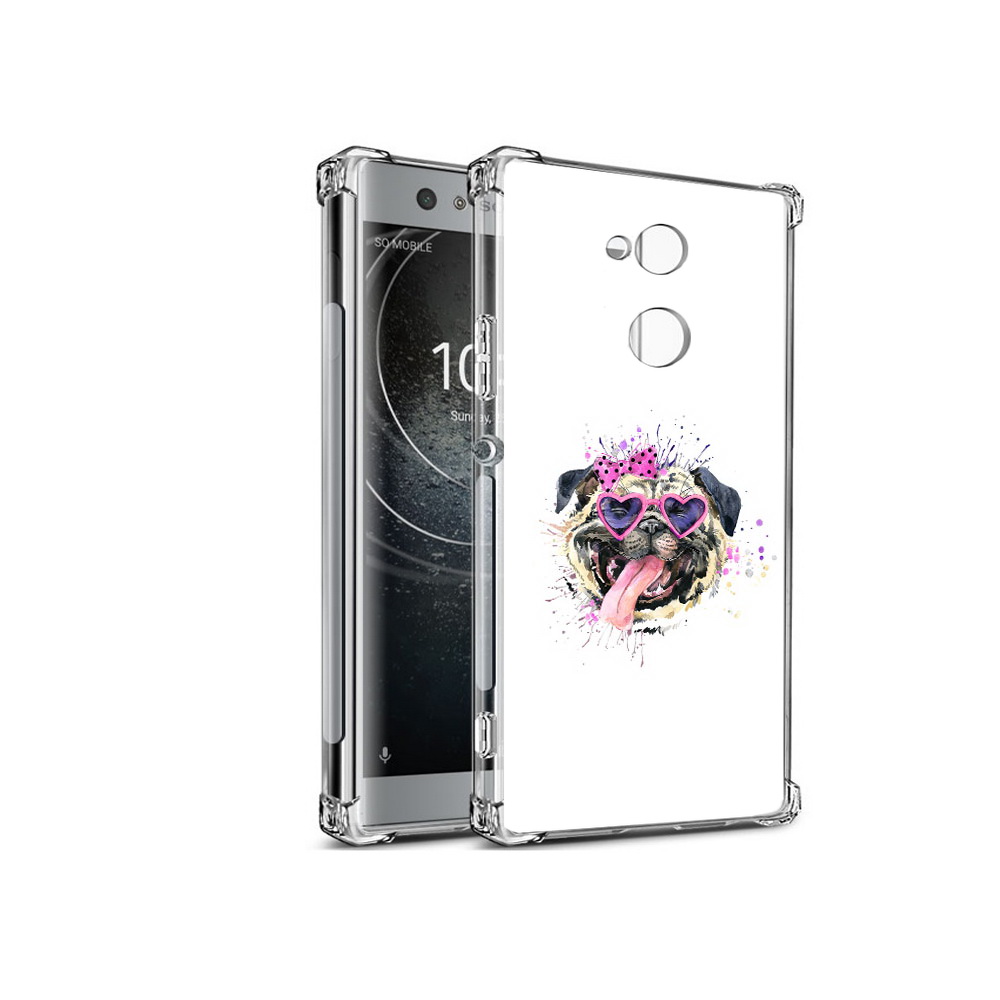 

Чехол MyPads Tocco для Sony Xperia XA2 Веселая собака (PT99627.238.43), Прозрачный, Tocco