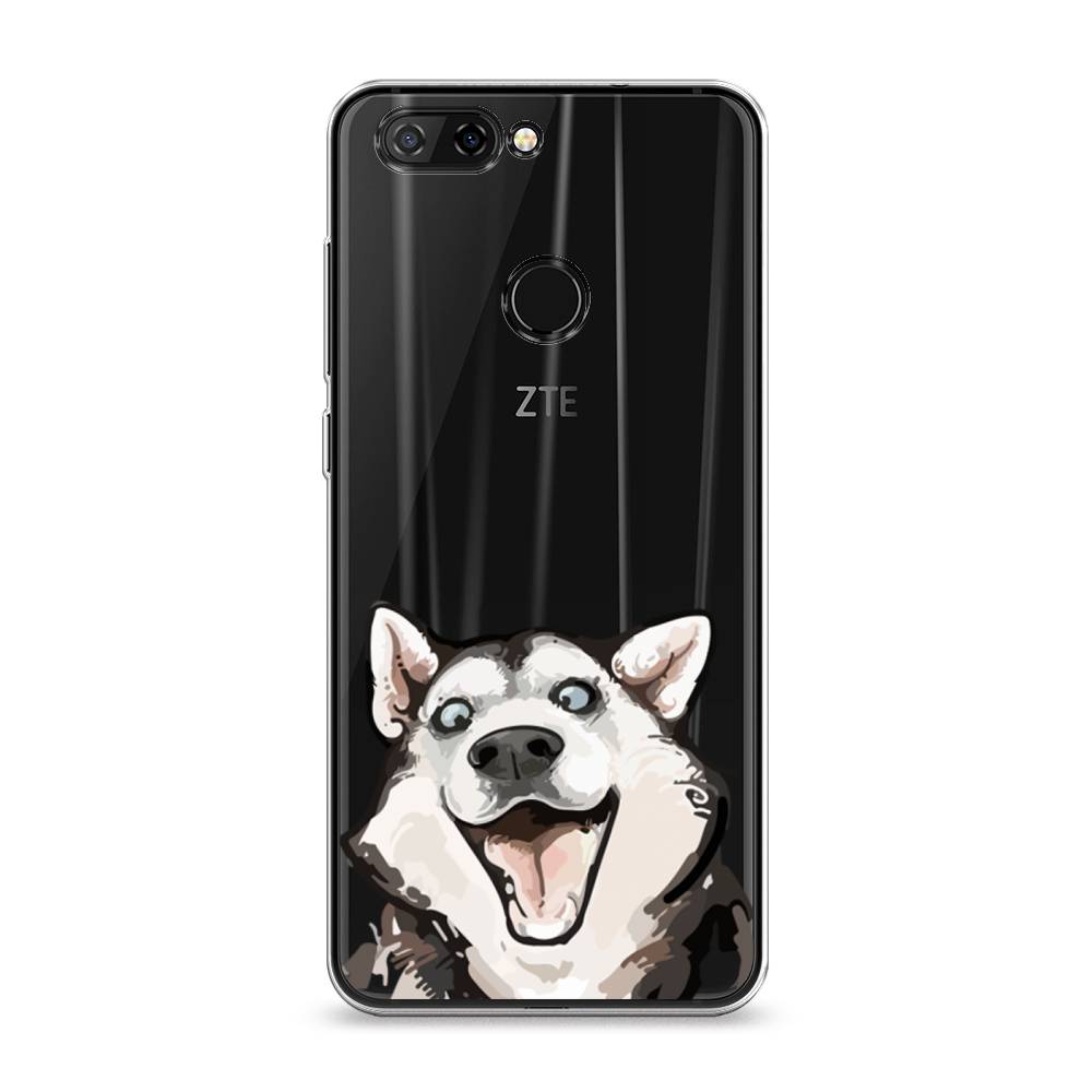 

Чехол Awog на ZTE Blade V9 / ЗТЕ Блэйд V9 "Радостный хаски", Разноцветный, 132450-1