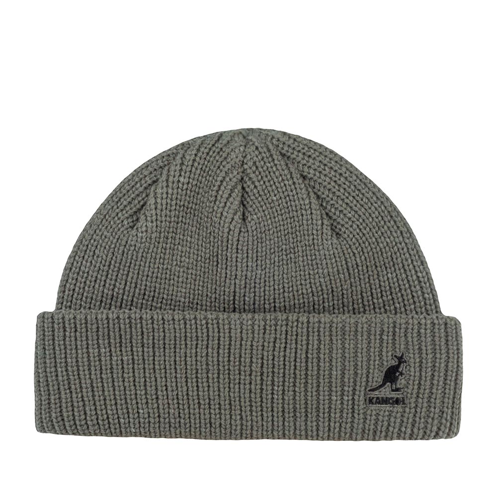 Шапка бини унисекс KANGOL K3454 Cardinal 2 way beanie серая, one size