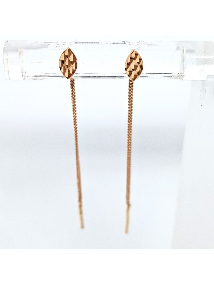 

Серьги продевки из золота TEO MAORI 7201001658, 7201001658