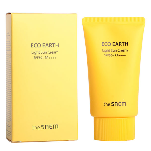 Легкий солнцезащитный крем The SAEM Eco Earth Light Sun Cream (50 гр)