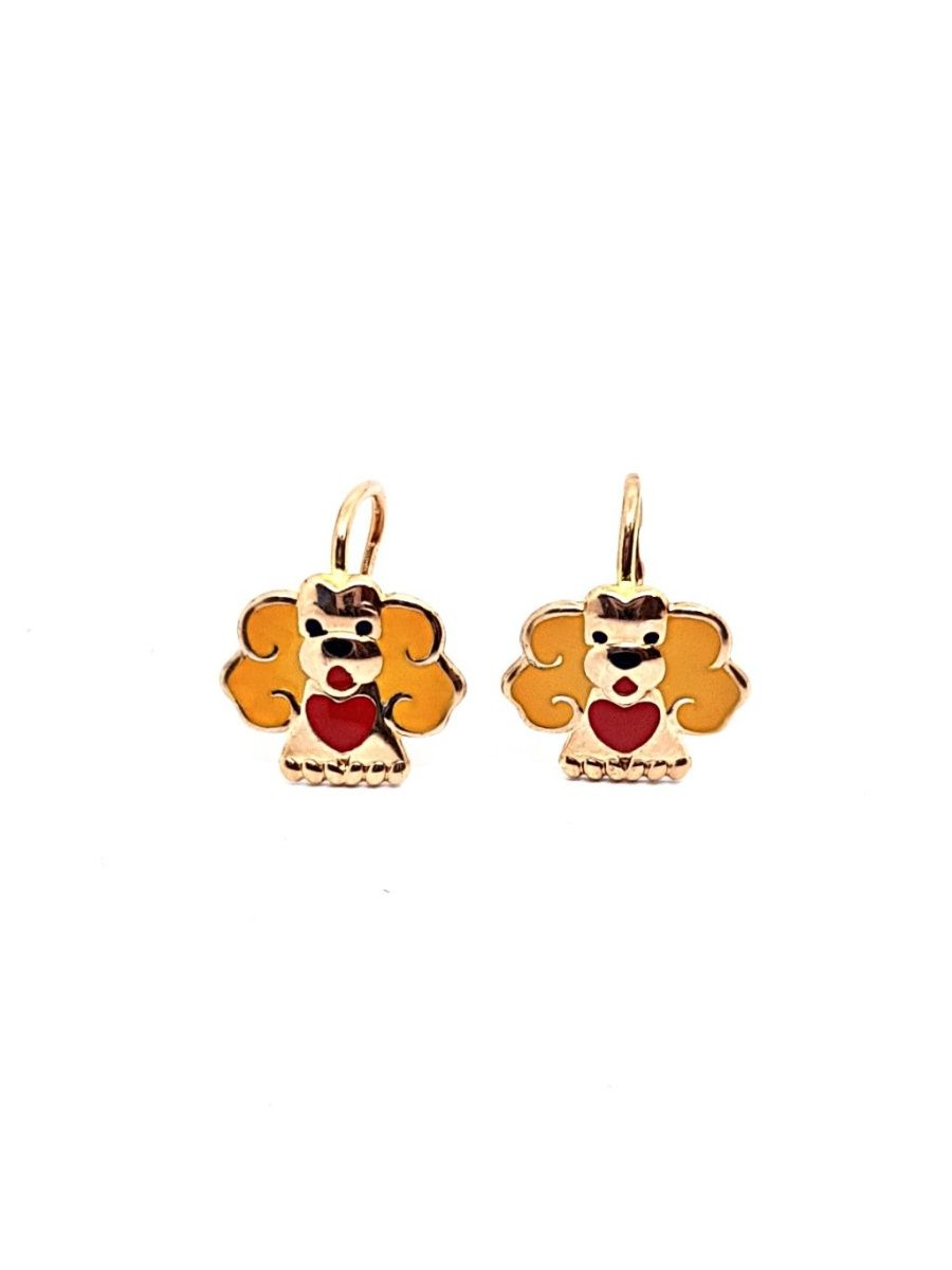 

Серьги из золота TEO MAORI 7027351, эмаль, 7027351