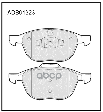 

Колодки передние ford focus 2 mazda volvo allied nippon adb 01323