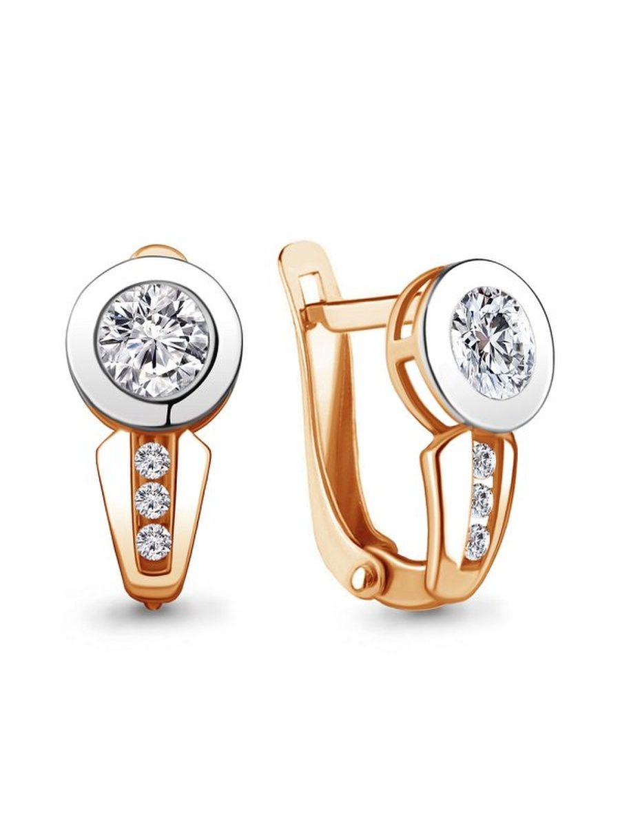 

Серьги из золота TEO MAORI 846109.1, фианит, 846109.1