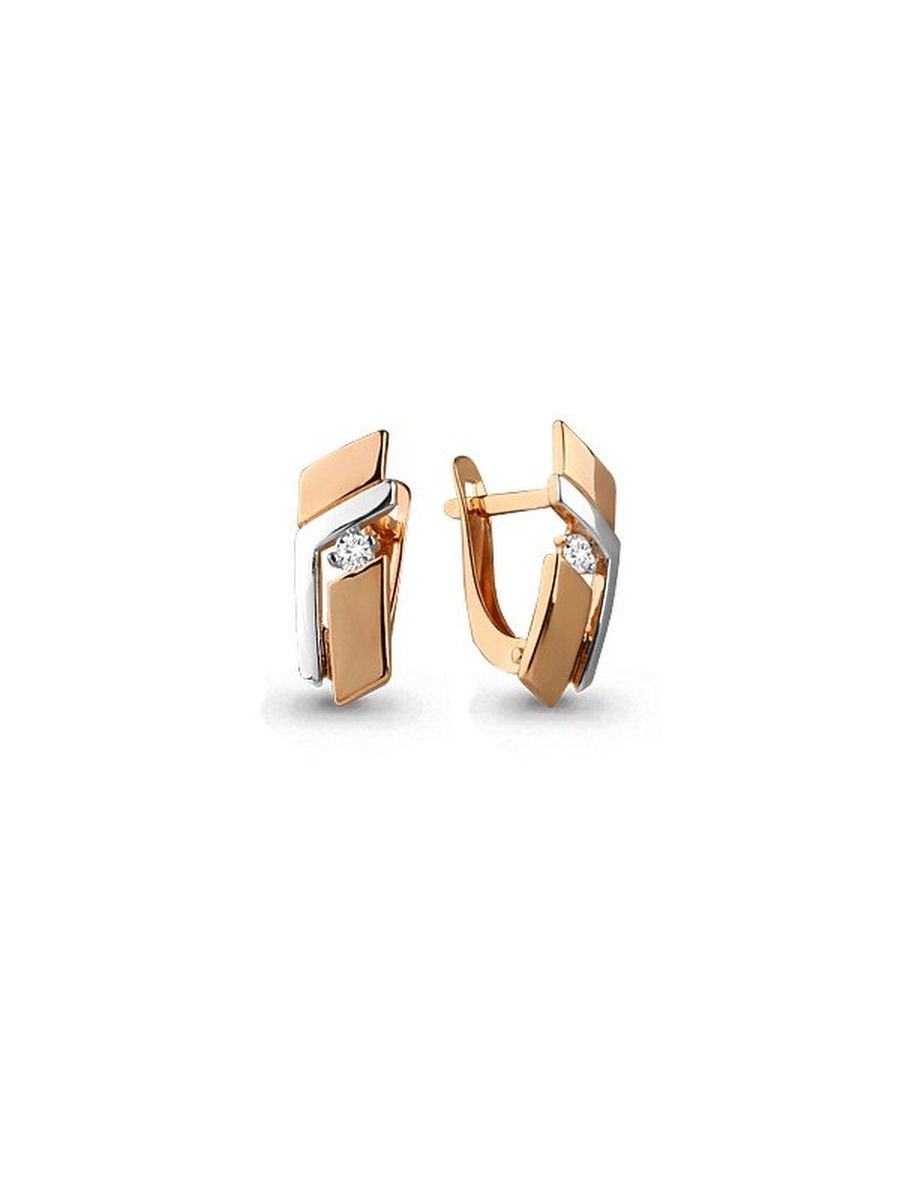 

Серьги из золота TEO MAORI 845542.1, фианит, 845542.1