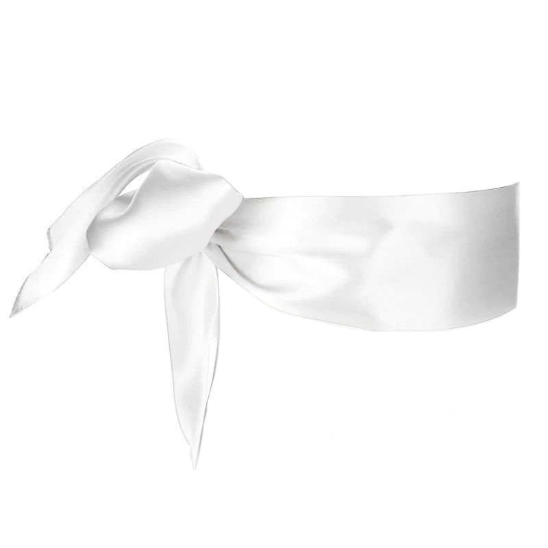 Маска-полоска KISSEXPO сатиновая белая