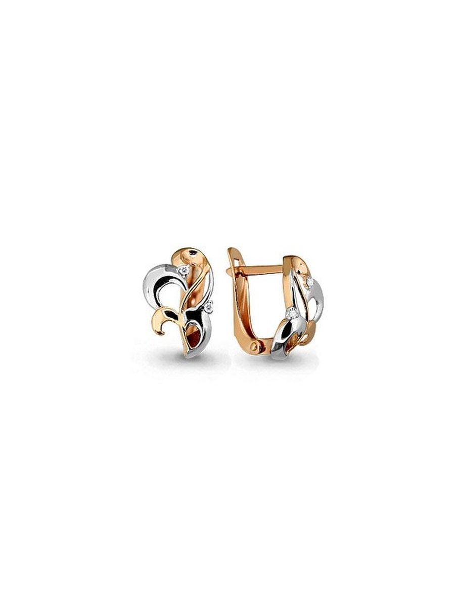 

Серьги из золота TEO MAORI 845354А.1, фианит, 845354А.1