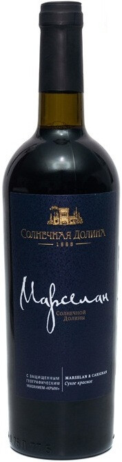 

Вино Марселан Солнечной Долины, 0.75 л