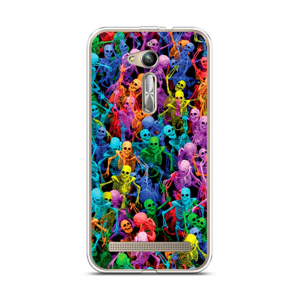 

Чехол Case Place 41750-6 для Asus ZenFone Go (ZB500KG) "Вечеринка скелетов", 41750-6