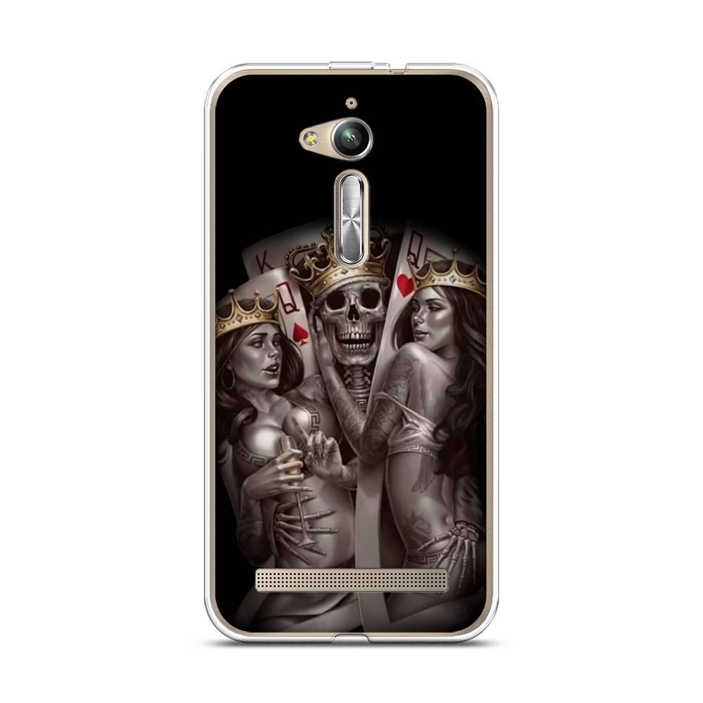 

Чехол Case Place 41750-6 для Asus ZenFone Go (ZB500KG) "Карты король и королевы", 41750-6