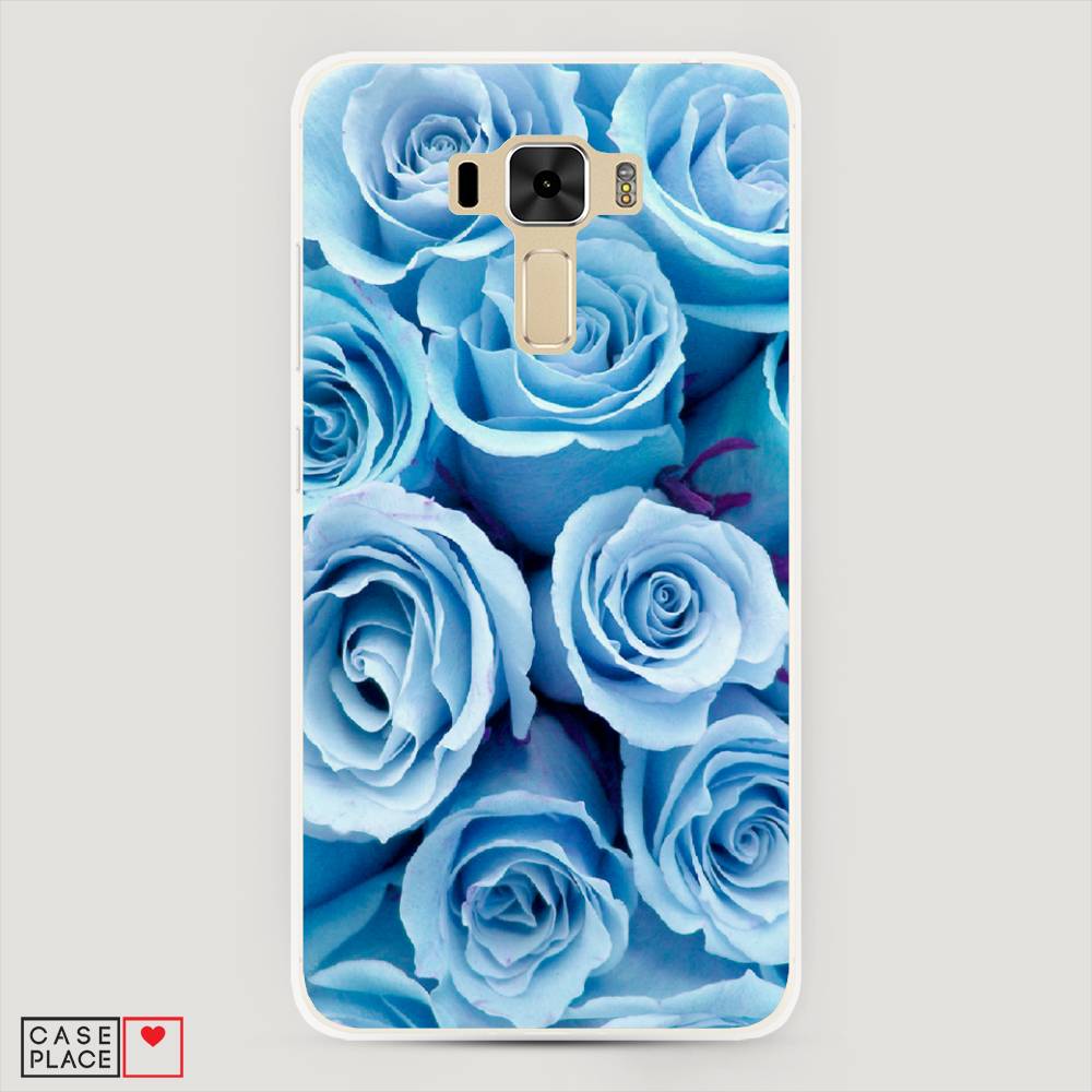 фото Чехол awog "лазурные розы" для asus zenfone 3 laser zc551kl