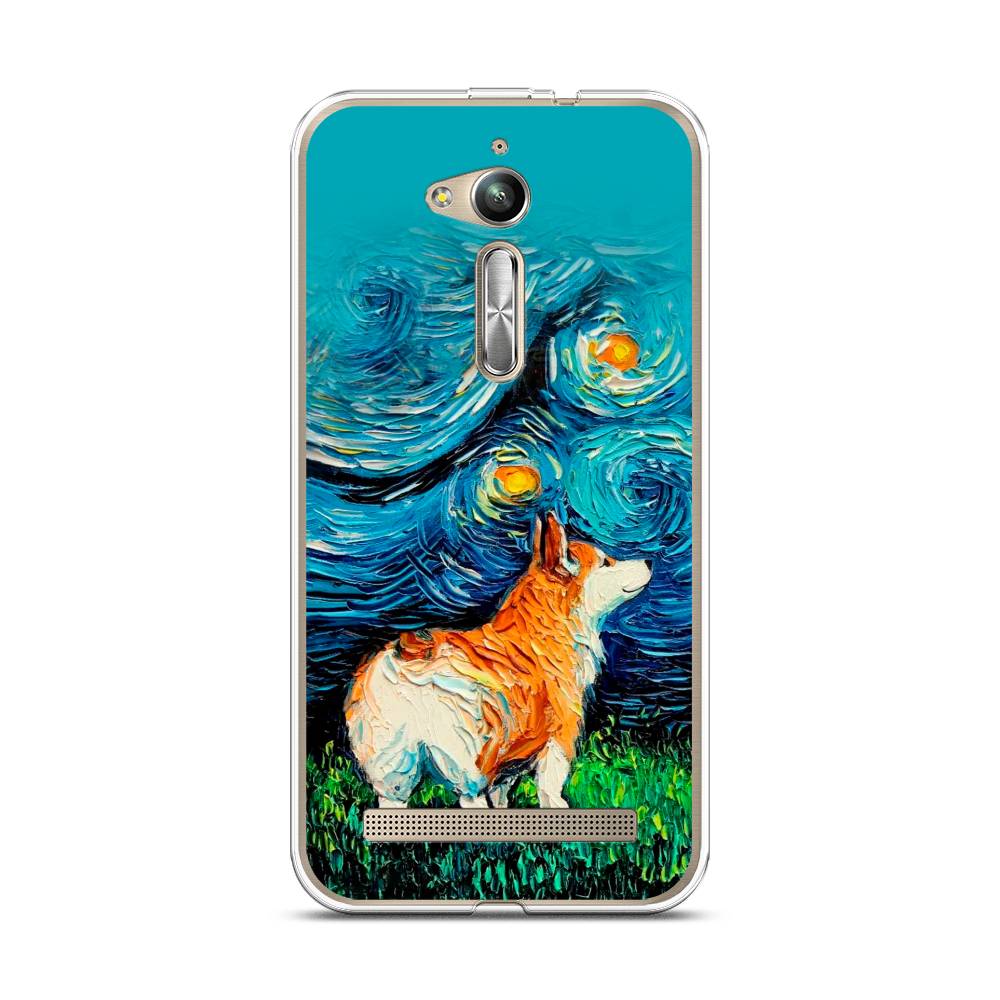 

Чехол Case Place 41750-1 для Asus ZenFone Go (ZB500KG) "Корги звёздная ночь", 41750-1