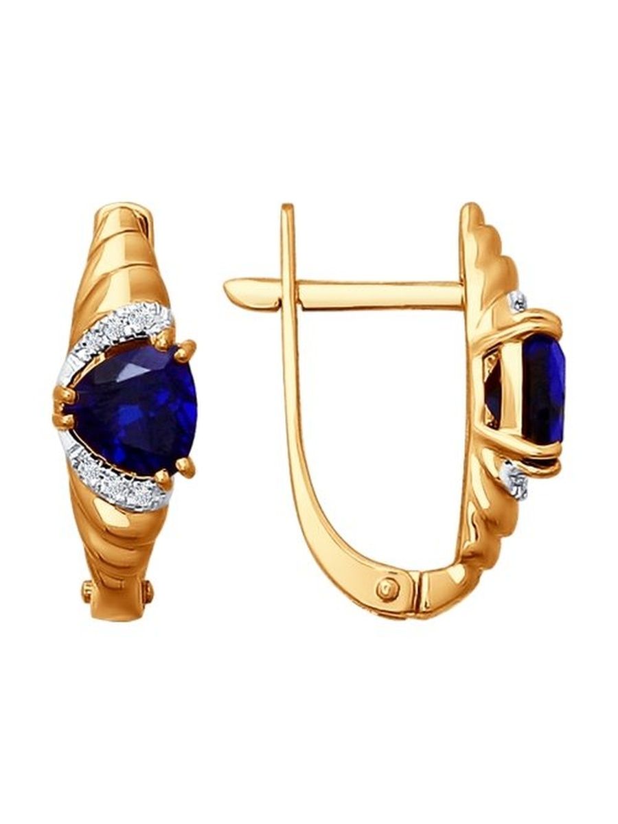 

Серьги из золота TEO MAORI 82020808, бриллиант, 82020808