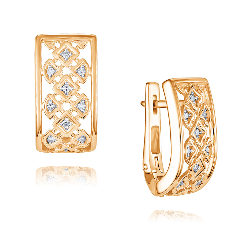 

Серьги из красного золота ADAMAS 24040837/01-А50Д-41, бриллиант, 24040837/01-А50Д-41