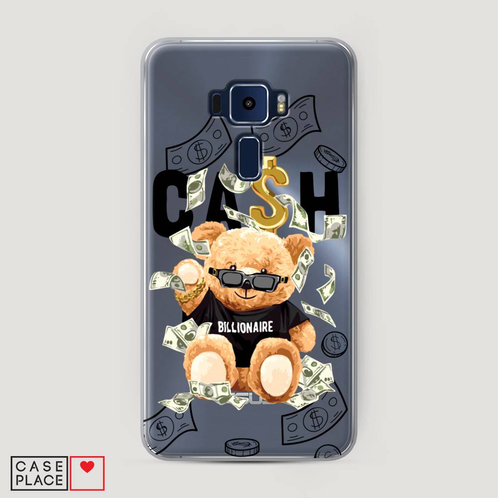 

Чехол на Asus Zenfone 3 ZE552KL "Big cash", Черный;серый;бежевый, 41250-6
