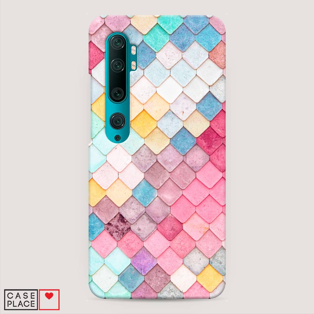

Пластиковый чехол "Нежные ромбики" на Xiaomi Mi Note 10, 37320-3