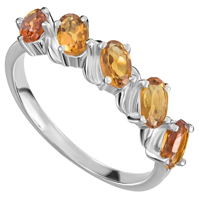 

Кольцо из серебра с цитрином р. LAZURIT-ONLINE 847101, 847101