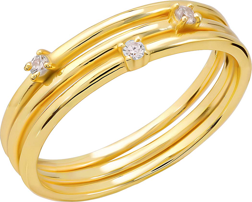 Кольцо из серебра р. 16,5 PDPAOLA AN01-120, фианит