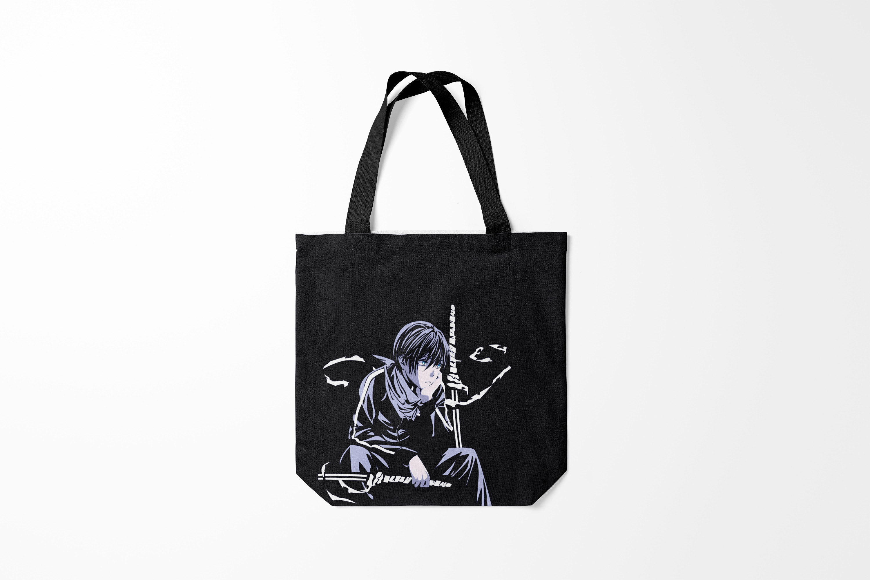 

Сумка шoппер унисекс Burnettie Бездомный Бог Yato Yukine and Hiyori, голубой, Бездомный Бог Yato Yukine and Hiyori