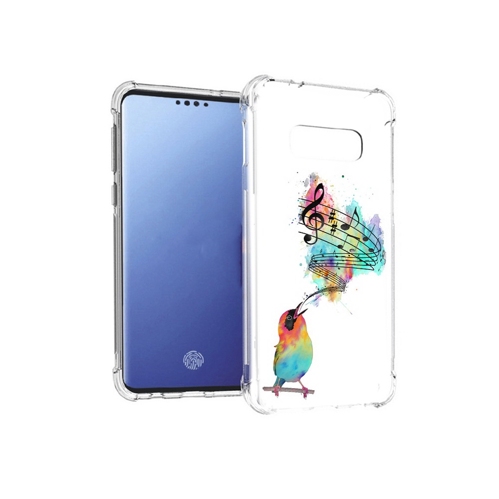

Чехол MyPads Tocco для Samsung Galaxy S10E певчая птичка (PT145748.492.536), Прозрачный, Tocco