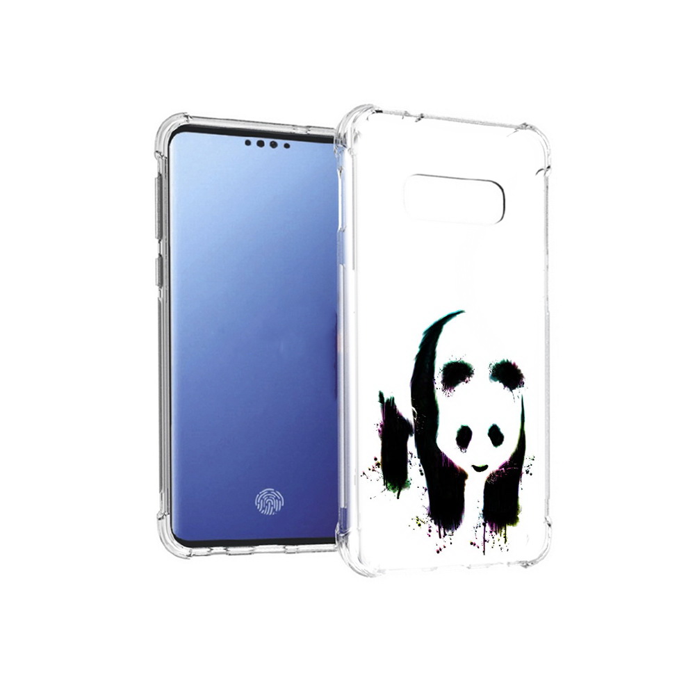 

Чехол MyPads Tocco для Samsung Galaxy S10E панда в акварели (PT145748.492.532), Прозрачный, Tocco
