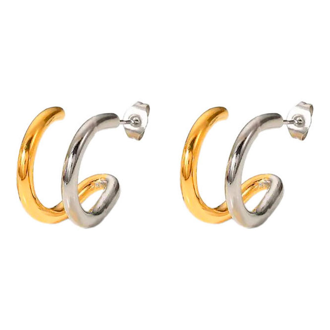 

Серьги конго из латуни Nouvelle mode 1600483982837-5, 1600483982837-5