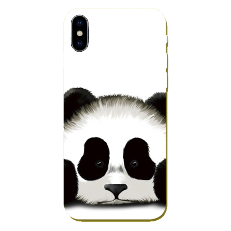 Чехол силиконовый для iPhone X/XS, HOCO, с дизайном панда-2