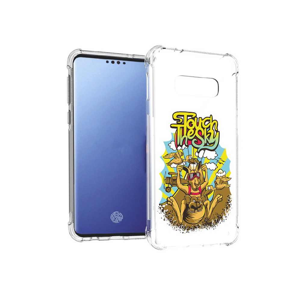 

Чехол MyPads Tocco для Samsung Galaxy S10E нарисованное кенгуру комикс (PT145748.492.505), Прозрачный, Tocco