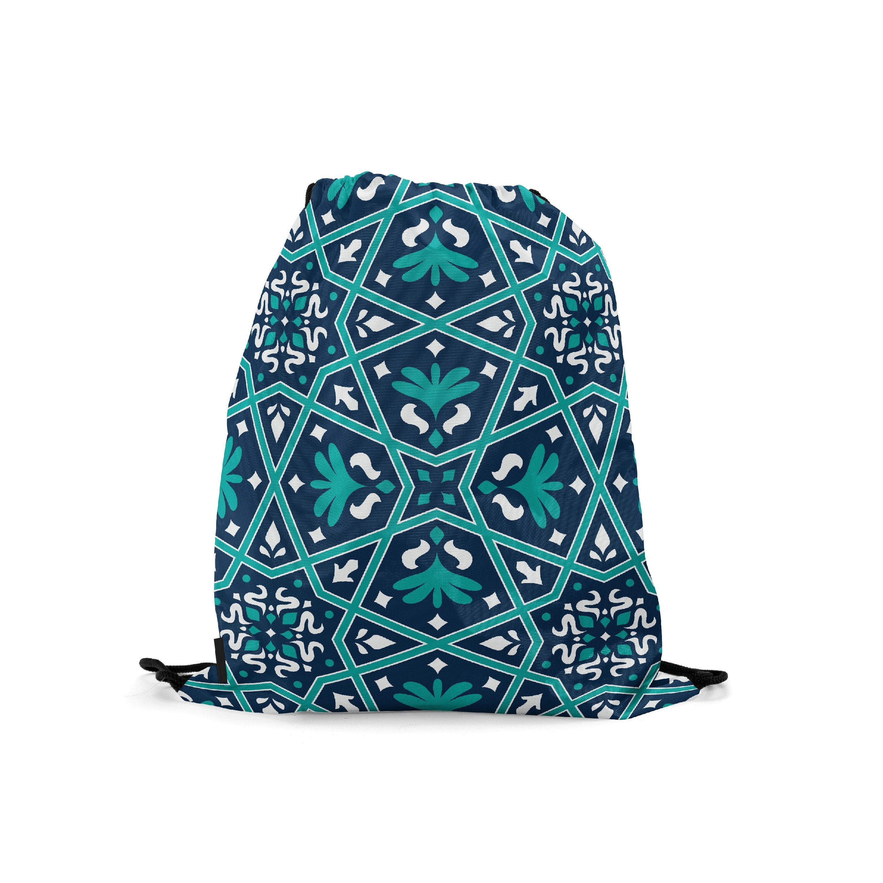 

Мешок-рюкзак для сменной обуви Burnettie ArabesquePattern02Big, Синий