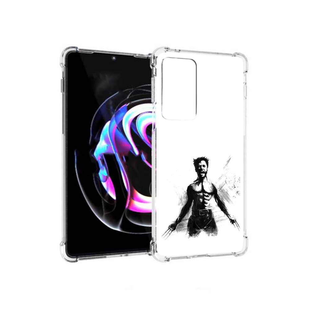 

Чехол MyPads Tocco для Motorola Moto Edge 20 Pro росомаха (PT227063.364.587), Прозрачный, Tocco