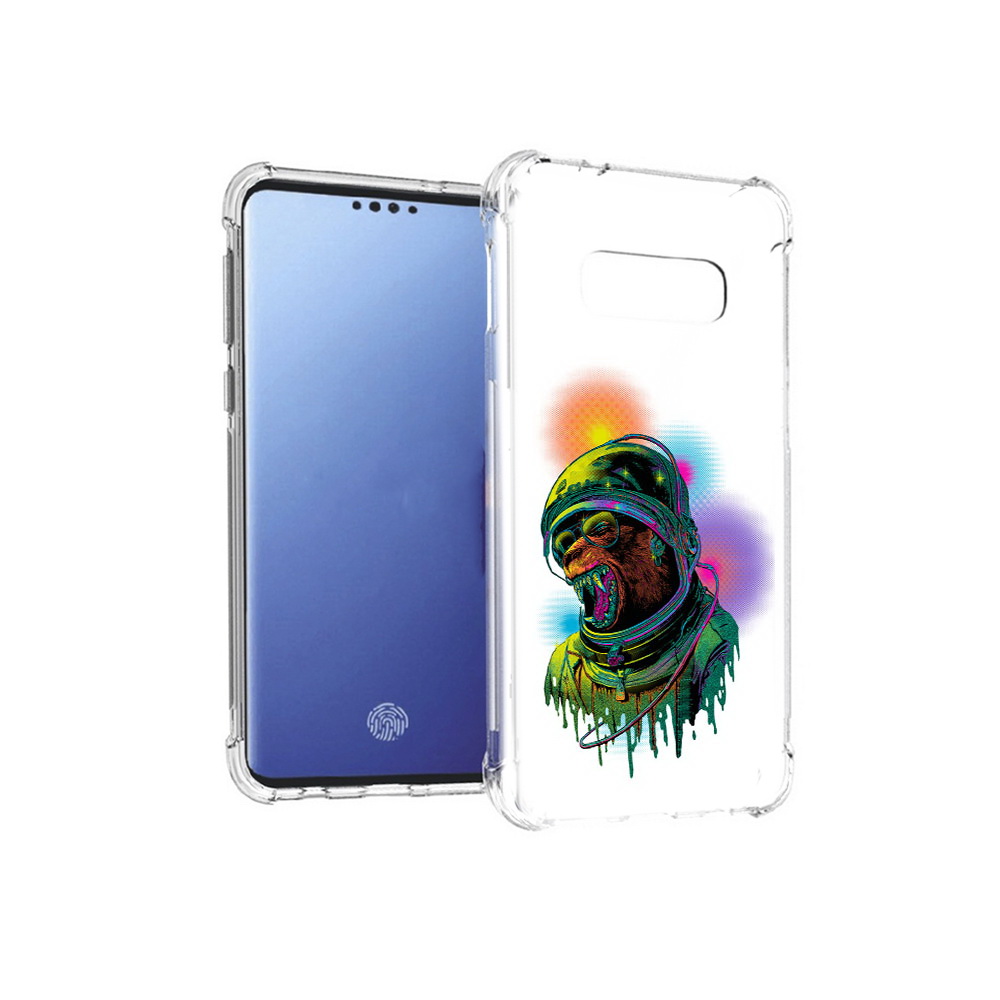 

Чехол MyPads Tocco для Samsung Galaxy S10E медведь космонавт (PT145748.492.466), Прозрачный, Tocco