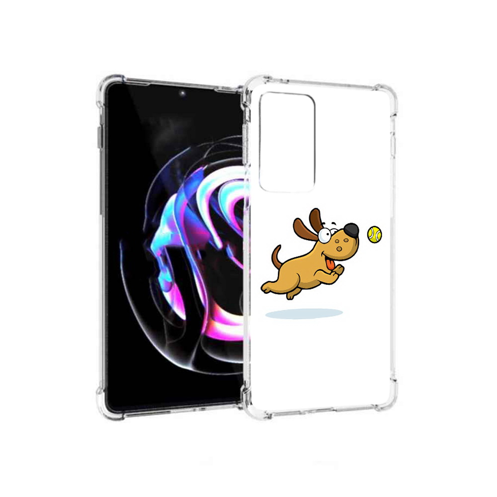 

Чехол MyPads Tocco для Motorola Moto Edge 20 Pro пёсик (PT227063.364.563), Прозрачный, Tocco