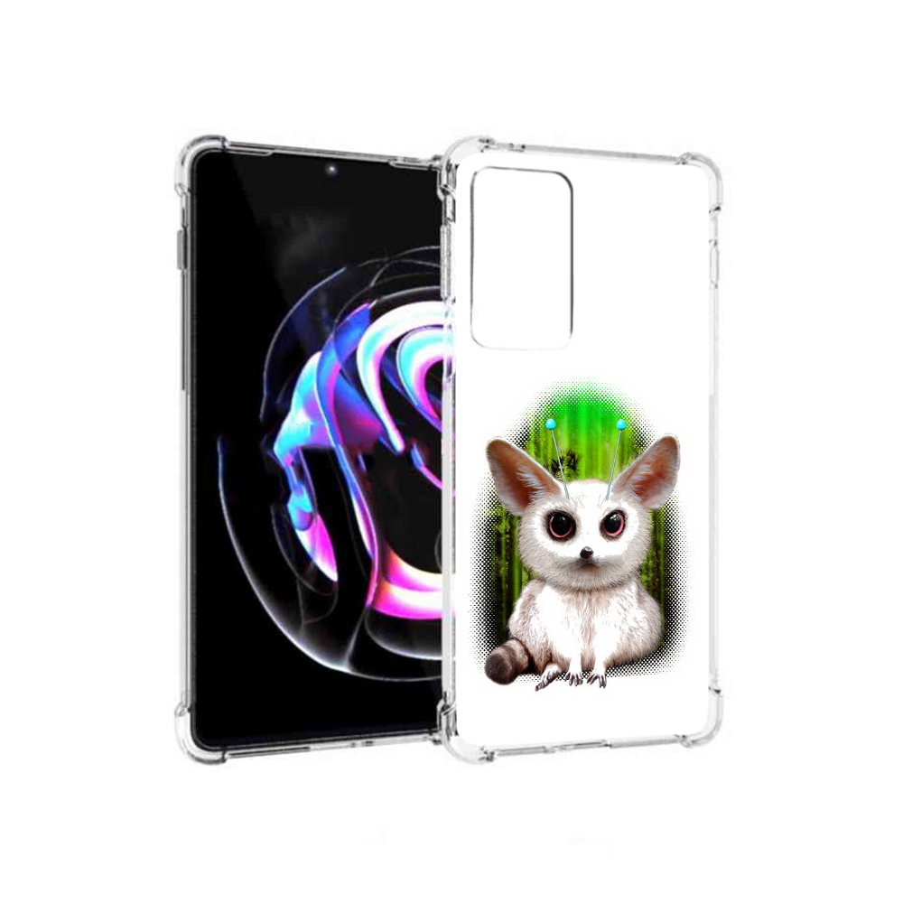 

Чехол MyPads Tocco для Motorola Moto Edge 20 Pro пушистое животное (PT227063.364.560), Прозрачный, Tocco