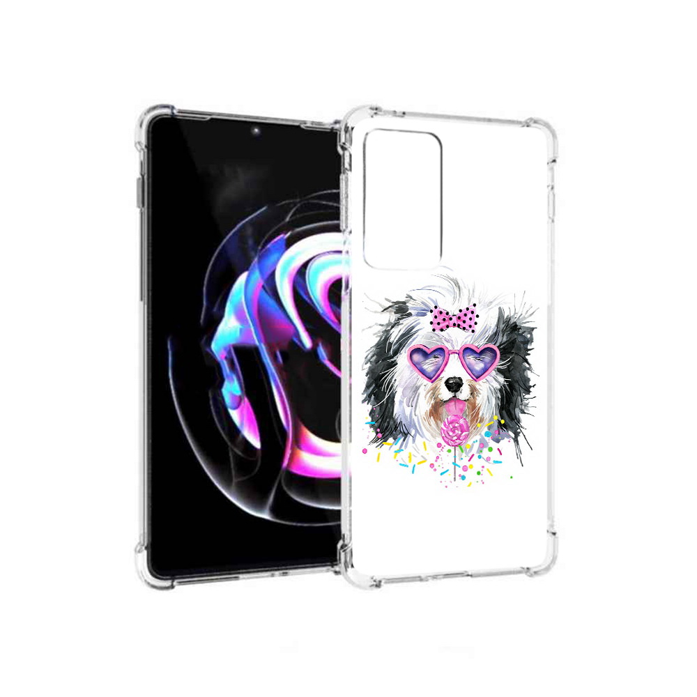 

Чехол MyPads Tocco для Motorola Moto Edge 20 Pro пушистик (PT227063.364.559), Прозрачный, Tocco