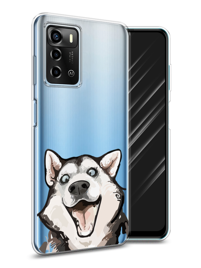

Чехол Awog на ZTE Blade V40 Vita / ЗТЕ Блэйд V40 Vita "Радостный хаски", Разноцветный, 135650-1