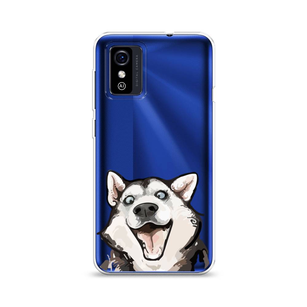 

Чехол Awog на ZTE Blade L9 / ЗТЕ Блэйд L9 "Радостный хаски", Разноцветный, 135250-1