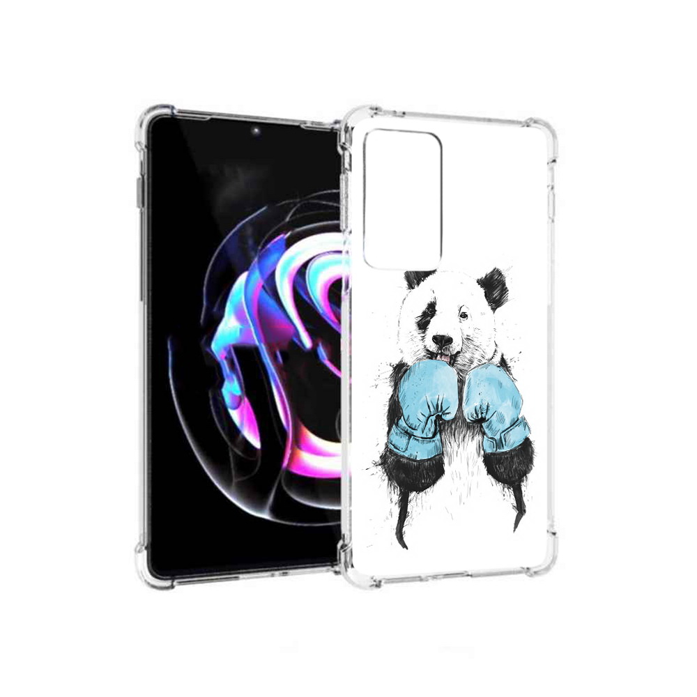 

Чехол MyPads Tocco для Motorola Moto Edge 20 Pro панда боксер (PT227063.364.531), Прозрачный, Tocco