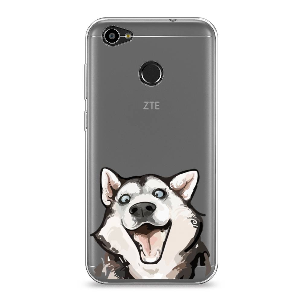 

Чехол Awog на ZTE Blade A6 / ЗТЕ Блэйд A6 "Радостный хаски", 132350-1