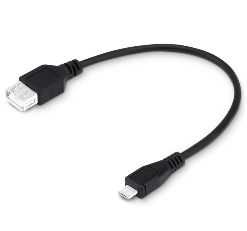 Кабель OTG Buro BHP USB-OTG USB A(f) micro USB B (m) 0.2м черный