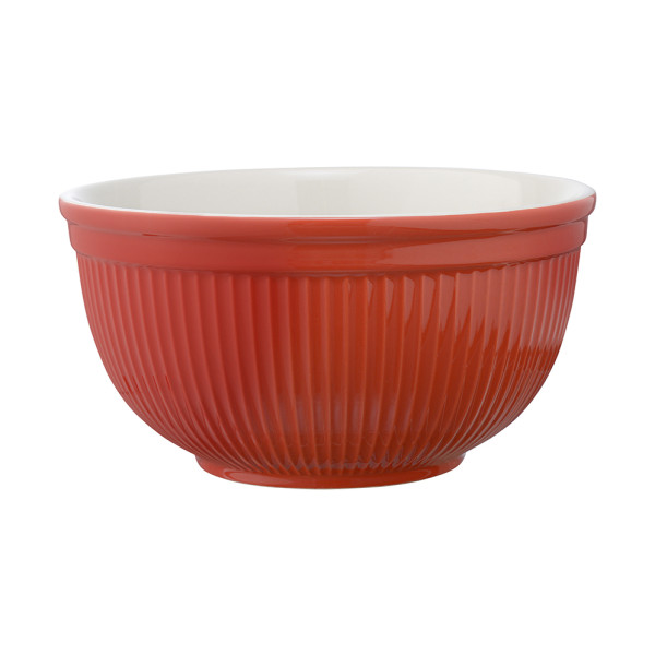 

Миска Kamille Soft Ripples, 3 л, красная