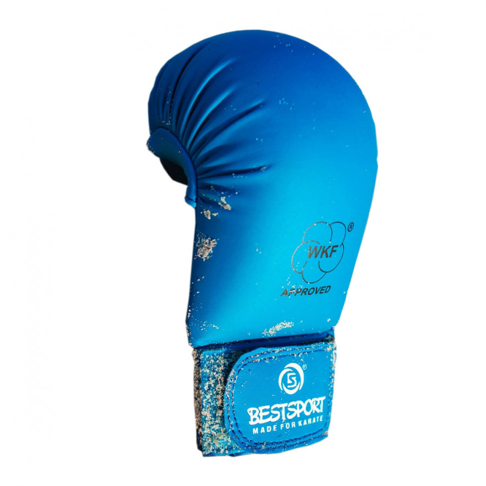 фото Снарядные перчатки best sport 1127 wkf, синий, xl