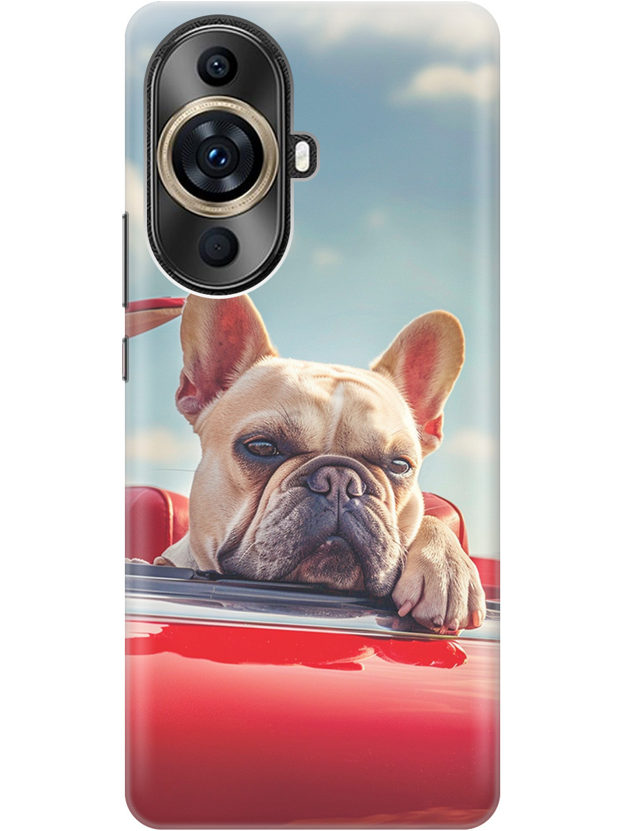 

Силиконовый чехол на Huawei nova 11 Pro / Ultra с принтом "Бульдог в кабриолете", Прозрачный;бежевый;голубой;красный, 769390212