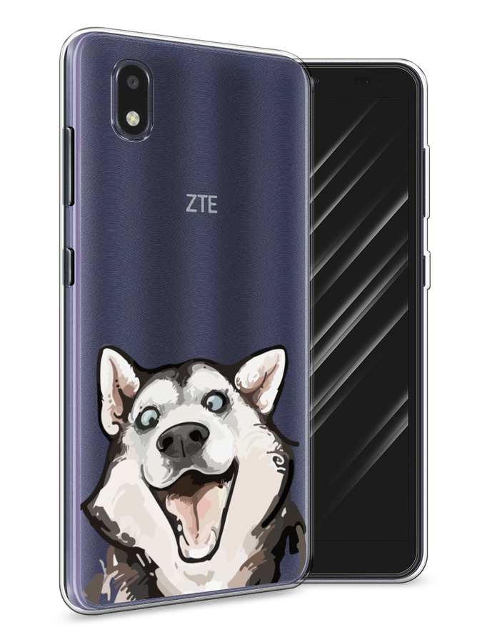 

Чехол Awog на ZTE Blade A3 (2020) / ЗТЕ Блэйд A3 (2020) "Радостный хаски", Разноцветный, 133650-1