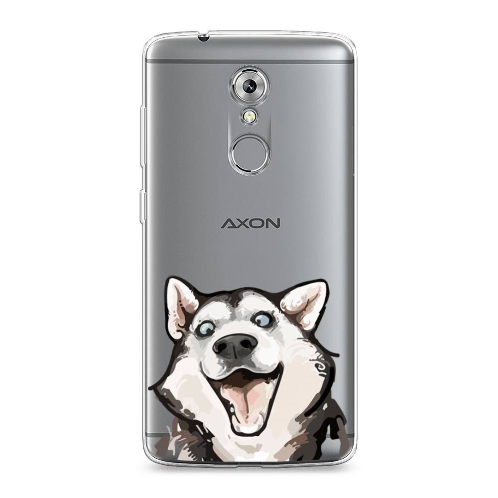 

Чехол Awog на ZTE Axon 7 / ЗТЕ Аксон 7 "Радостный хаски", Разноцветный, 131450-1