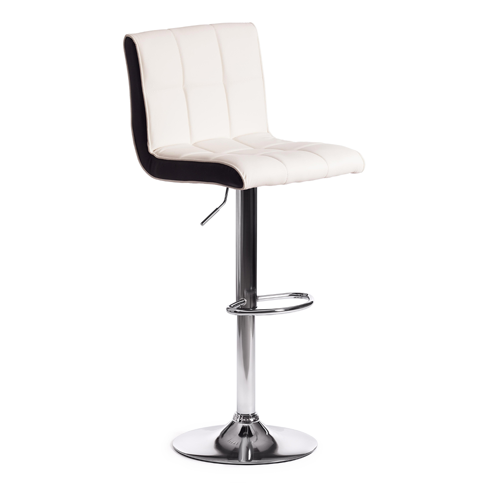 

Барный стул TetChair 15094, хром/белый/черный, BARBER