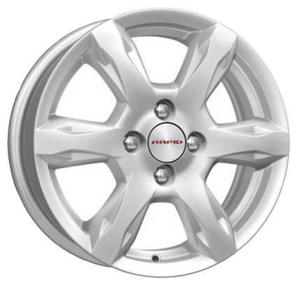 

K&K Диск Кик Кс693 (Zv Rio) 6,0X15 4/100 Et48 D-54,1 Сильвер (Арт.64984), Серебристый
