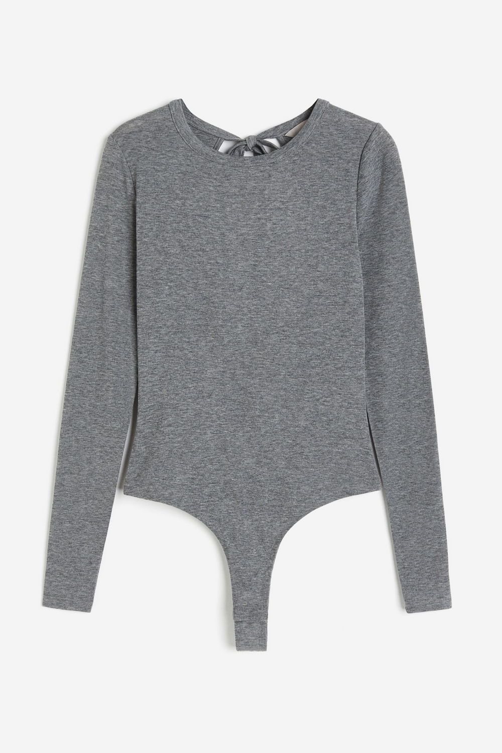

Боди женское H&M 1208644 серое M, Серый, 1208644