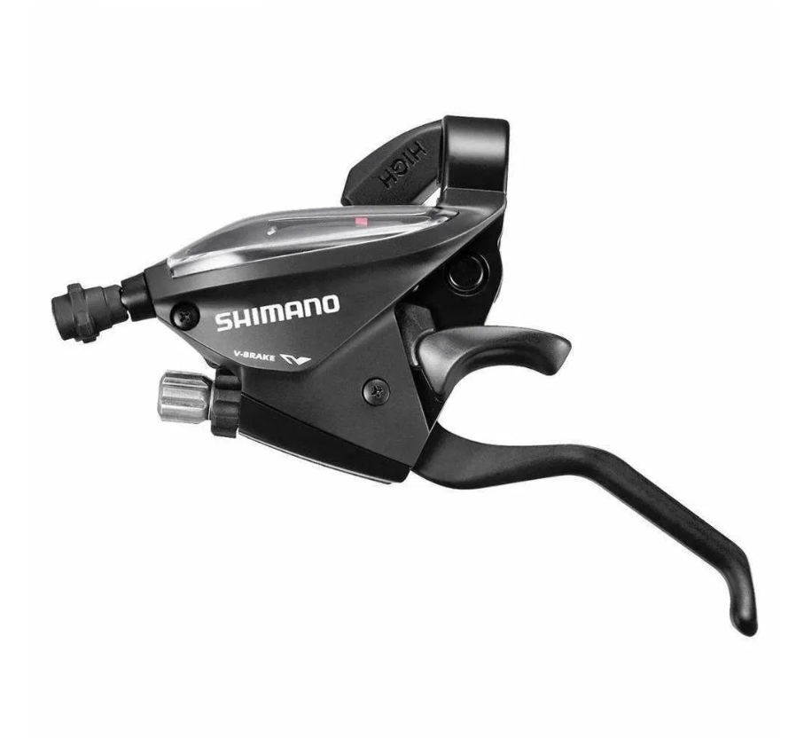 

Шифтер/ручка тормоза, SHIMANO ASTEF5002LSBL левая,3-пер.,без упаковки, Черный, H000012474